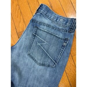 Rock & Republic Colburg Straight Leg Distressed Jeans 32x32